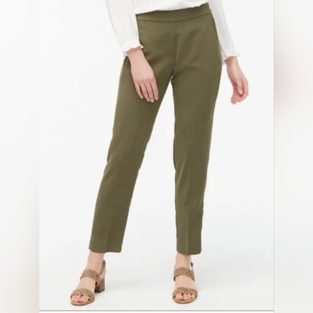 J. Crew Women's 4 Jamie Pant Green
